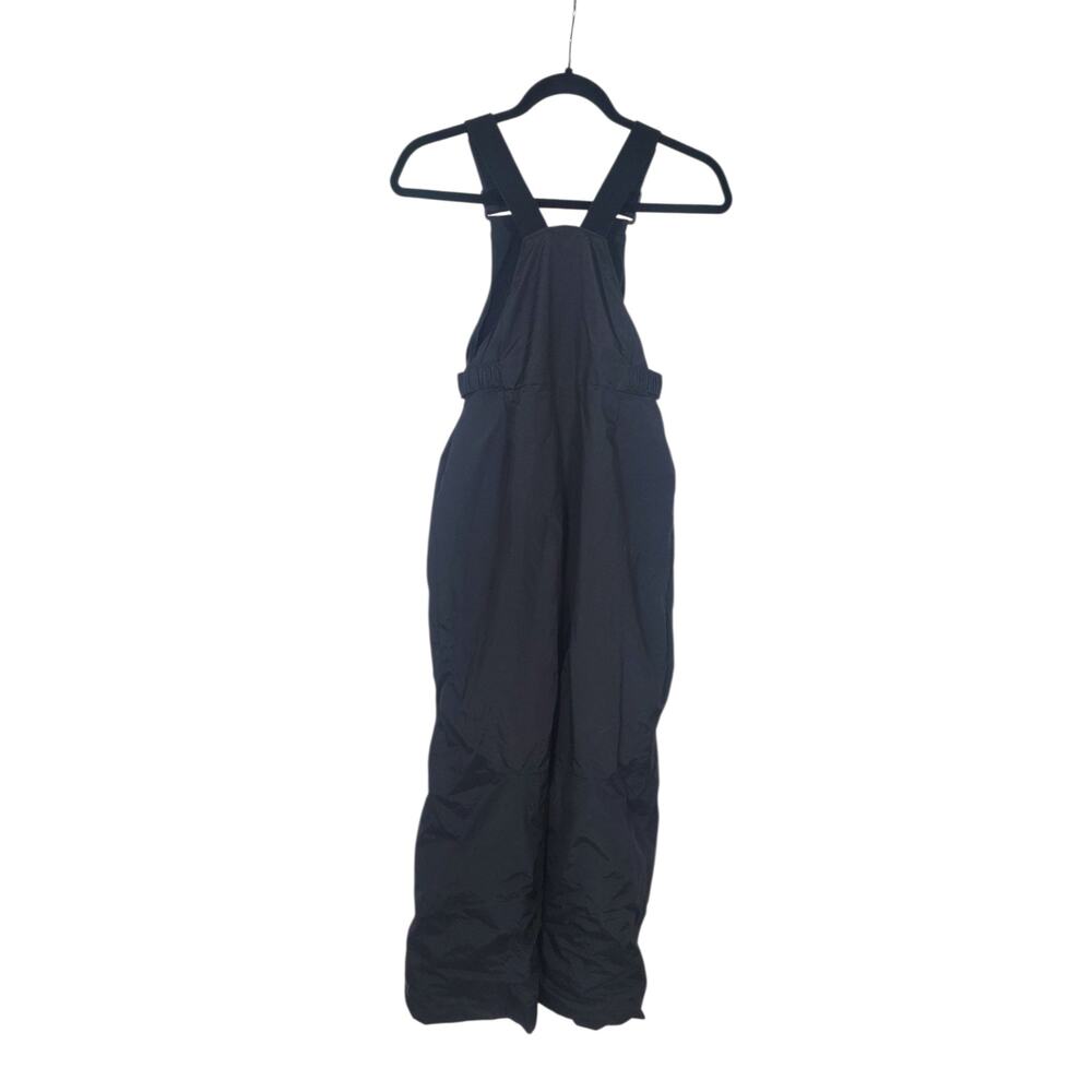 Columbia Boys Black Snow Bib Overalls Size M Adjustable Straps
